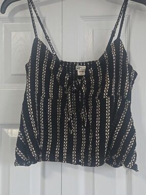 Billabong Striped Spaghetti Strap Tank